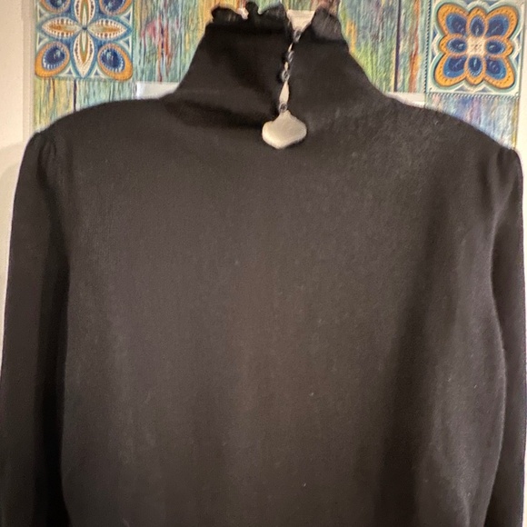 BLACK BRUNELLO CUCINELLI CASHMERE SWEATER - Picture 2 of 7